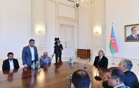 Prezident İlham Əliyev “Qarabağ” klubunun heyətini qəbul edib - ƏLAVƏ OLUNUB