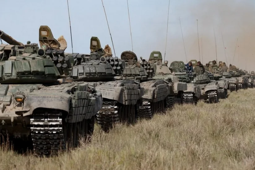 Russia begins to withdraw troops from border region with Ukraine
