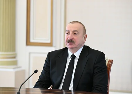 Президент Ильхам Алиев принял делегацию участников 2-ой встречи министров внутренних дел ОТГ
