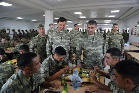 Minister of Defense took part in opening of military unit of Rocket and Artillery Troops in frontline zone