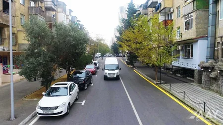 Bakının Tofiq Abbasov küçəsi təmir edilib