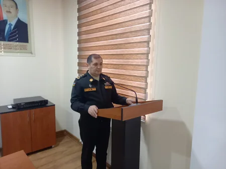 Gəncə Hərbi Hospitalında icbari tibbi sığorta ilə bağlı maarifləndirici tədbir keçirilib