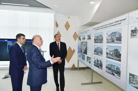 Azərbaycan Prezidenti 5 saylı Bakı ASAN xidmət mərkəzinin açılışında iştirak edib