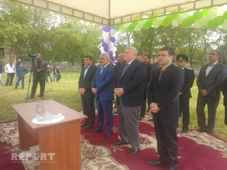 Şəki rayonunun Aşağı Göynük kəndinə qaz verilib - FOTO