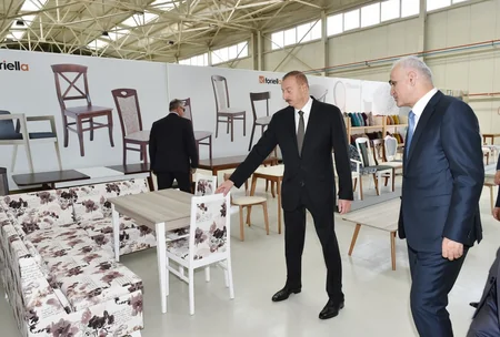 Prezident İlham Əliyev Balaxanı Sənaye Parkının açılışında iştirak edib