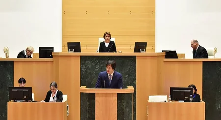 Gürcüstan parlamentində Qarabağ separatçısına büstün qoyulmasına etiraz edilib