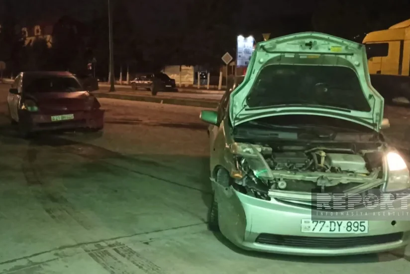 В Сумгайыте произошла цепная авария, есть пострадавшие
