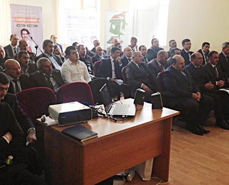 SKMF Ağcabədidə sahibkarlar üçün işgüzar forum keçirib