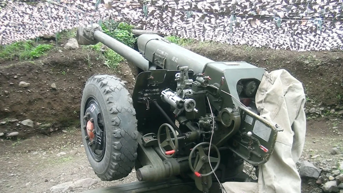 Combat equipment seized in Azerbaijan's Kalbajar region
