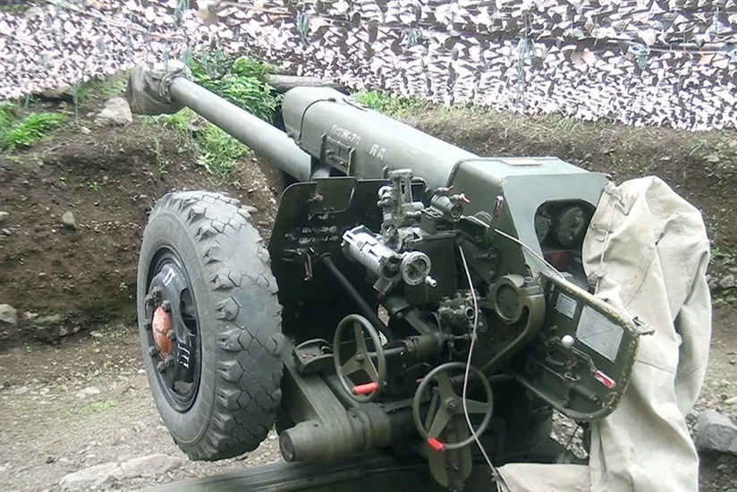 Combat equipment seized in Azerbaijan's Kalbajar region