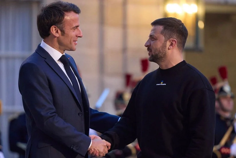 Зеленский и Макрон обсудили подготовку будущего визита президента Франции в Киев