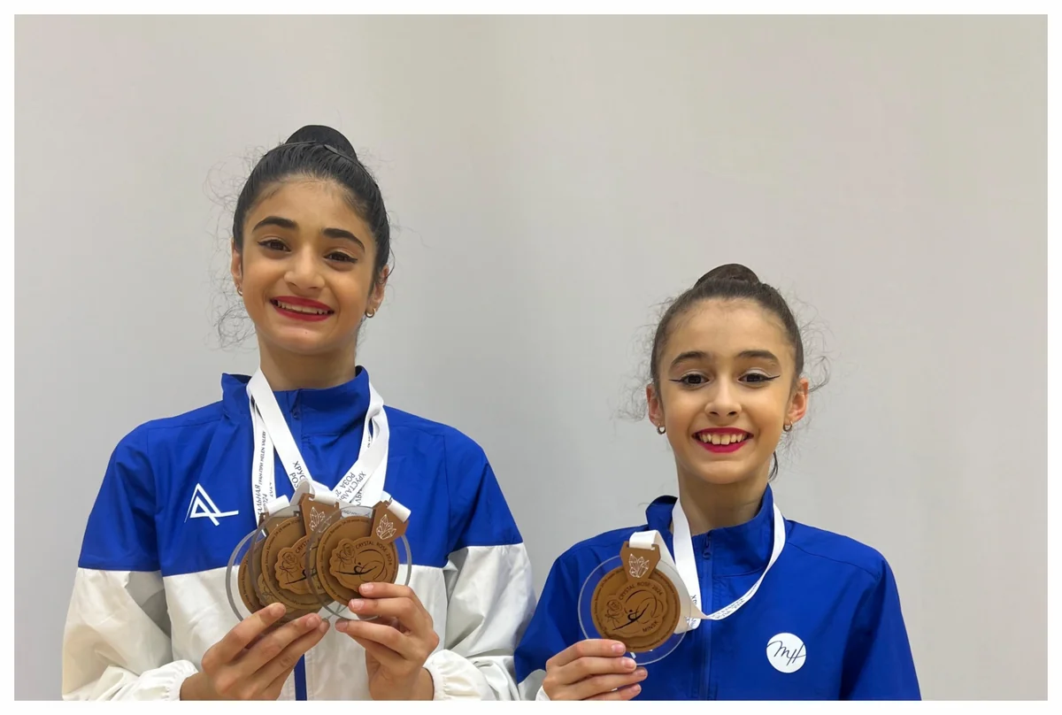 Azərbaycan gimnastları Belarusdakı qran-pri yarışında 4 medal qazanıblar