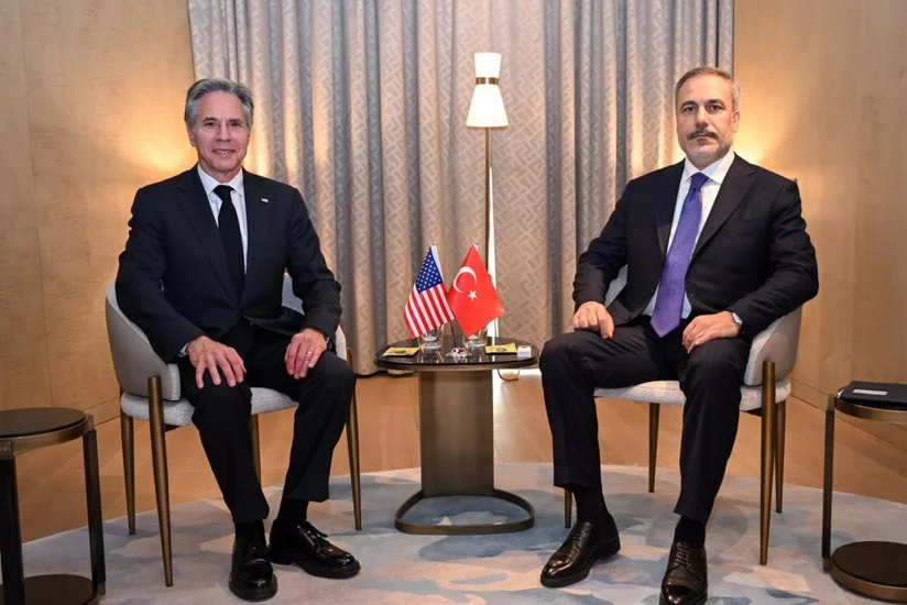 Blinken Fidanla Yaxın Şərqdəki gərginliyə qarşı birgə səyləri müzakirə edib