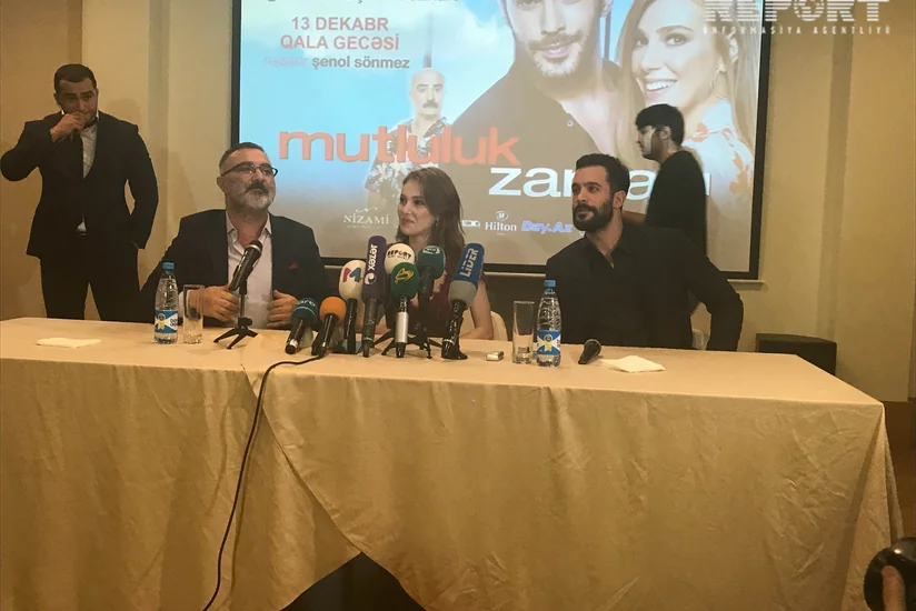 Türkiyənin tanınmış simaları - Barış Arduç və Elçin Sangu Bakıya gəlib