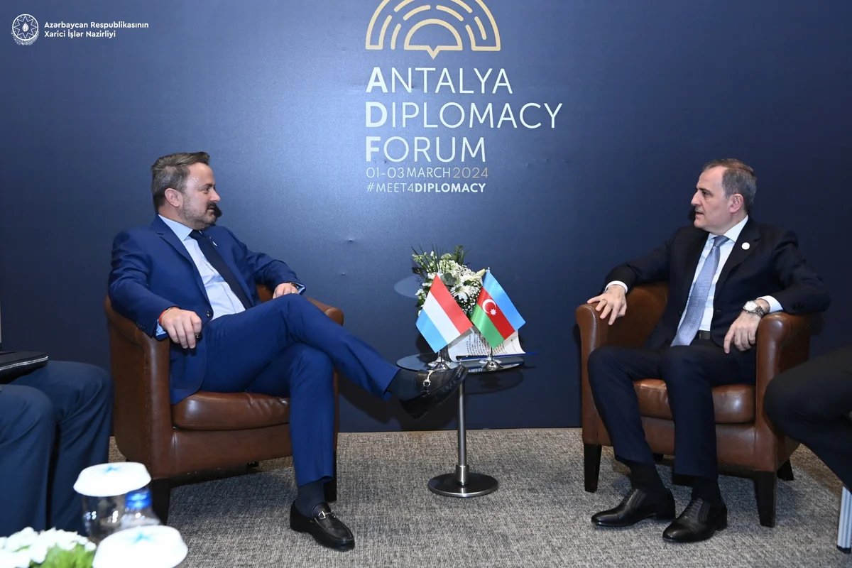 FMs of Azerbaijan, Luxembourg discuss current state of cooperation