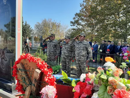 Ağstafada şəhidin anım mərasimi keçirilib