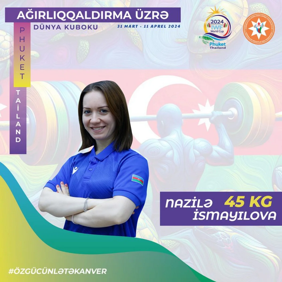 Azərbaycan ağırlıqqaldıranı Dünya Kubokunda 5-ci olub