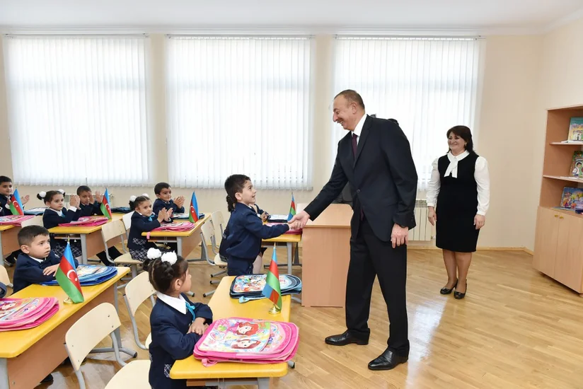 President Ilham Aliyev: Our goal to achieve the all schools have switched to single shift