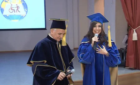 Leyla Aliyeva receives diploma of Honorary Professor of Moscow State University
