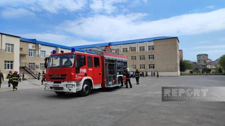 FHN Yasamal rayonu 286 nömrəli məktəbdə təlim keçirib