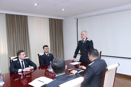 Bakı Şəhər Prokurorluğunda Heydər Əliyevin anadan olmasının 99-cu ildönümü qeyd edilib