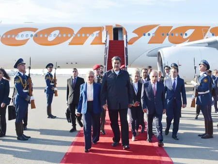 Venesuela Prezidenti Nikolas Maduro Azərbaycana gəlib