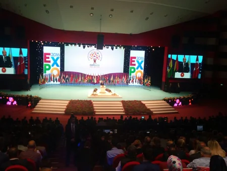 Heydər Əliyev Mərkəzinin dəstəyi ilə Antalya Ekspo 2016da Azərbaycan milli pavilyonu açılıb