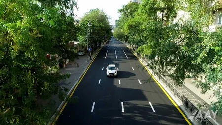 Bakının Zivərbəy Əhmədbəyov küçəsi təmir edilib