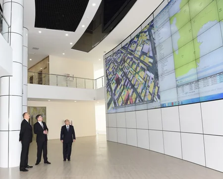 ​Prezident İlham Əliyev Əmlak Məsələləri Dövlət Komitəsinin yeni Mərkəzinin açılışında iştirak edib - FOTO