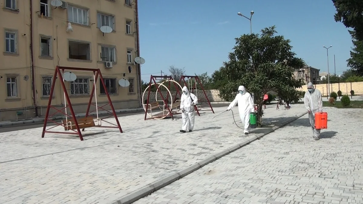 Ağstafada kütləvi dezinfeksiya tədbirləri həyata keçirilib