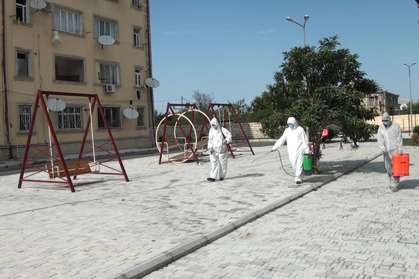 Ağstafada kütləvi dezinfeksiya tədbirləri həyata keçirilib