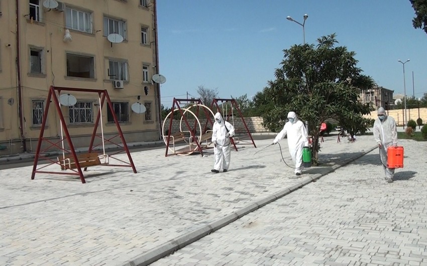 Ağstafada kütləvi dezinfeksiya tədbirləri həyata keçirilib