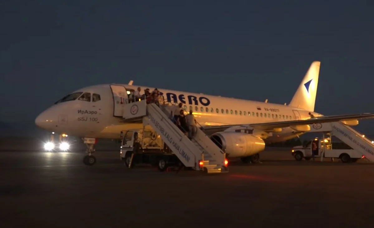 Rusiya aviaşirkəti Naxçıvan-Gəncə-Naxçıvan reysi üzrə ilk uçuş həyata keçirib