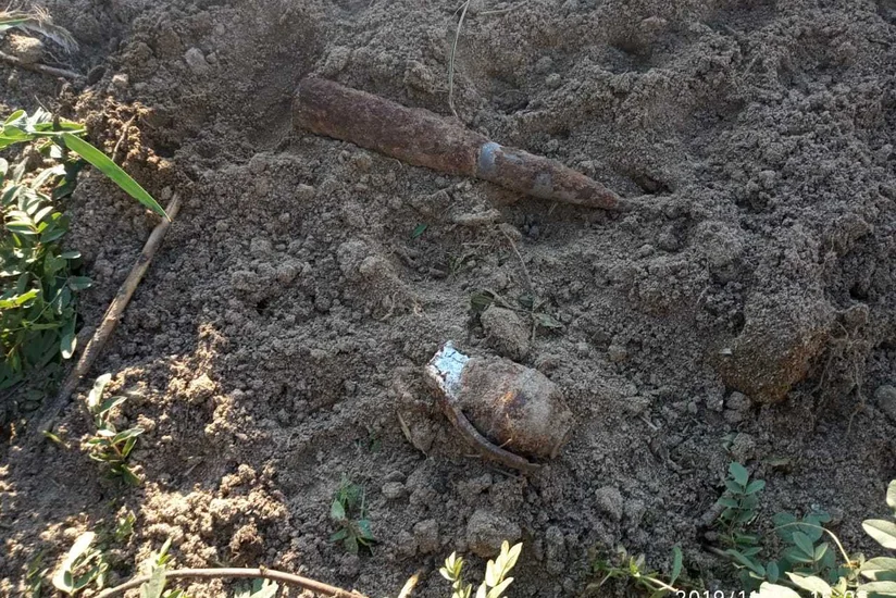 Sumqayıtda əl qumbarası və zenit top mərmisi aşkarlanıb