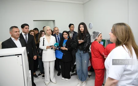 Jurnalistlər Lənkəran Rayon Mərkəzi Xəstəxanasının fəaliyyəti ilə tanış olublar