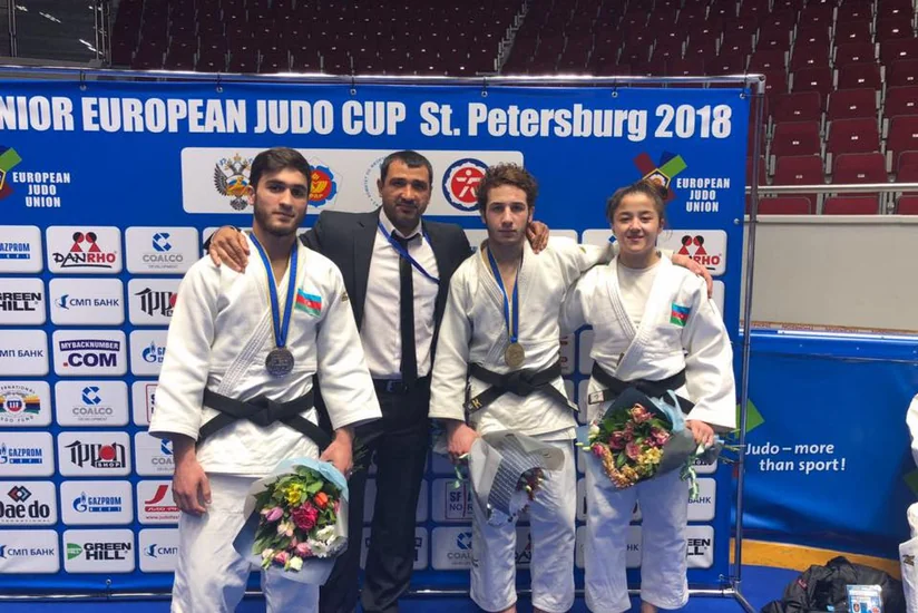 Sankt-Peterburqda keçirilən Avropa kuboku yarışında gənc cüdoçularımız 5 medal qazanıblar
