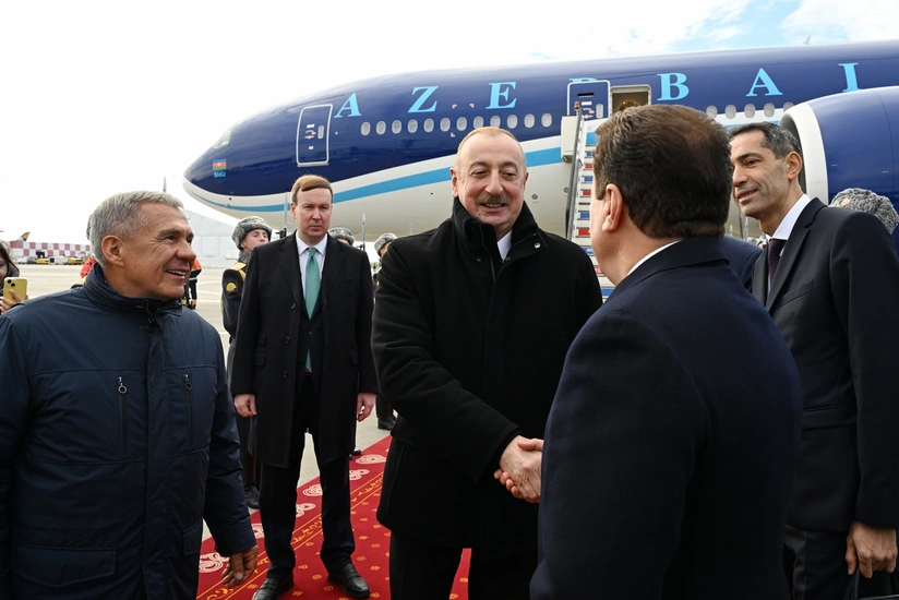 Azərbaycan Prezidenti “BRICS+” formatında iştirak üçün Kazana səfər edib