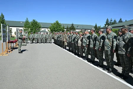Baş Qərargah rəisi artilleriya bölmələrinin taktiki təlimini izləyib
