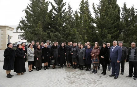 Mehriban Əliyeva Türkandakı 6 nömrəli xüsusi internat məktəbində yaradılan şəraitlə tanış olub
