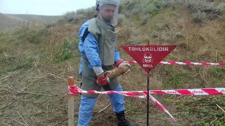 Füzuli rayonunda tank və top mərmiləri aşkar edilib - YENİLƏNİB