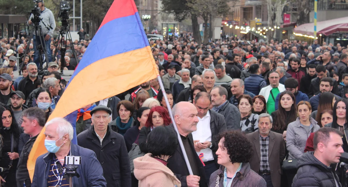 Relatives of Second Karabakh War participants holding protest rally in Armenia