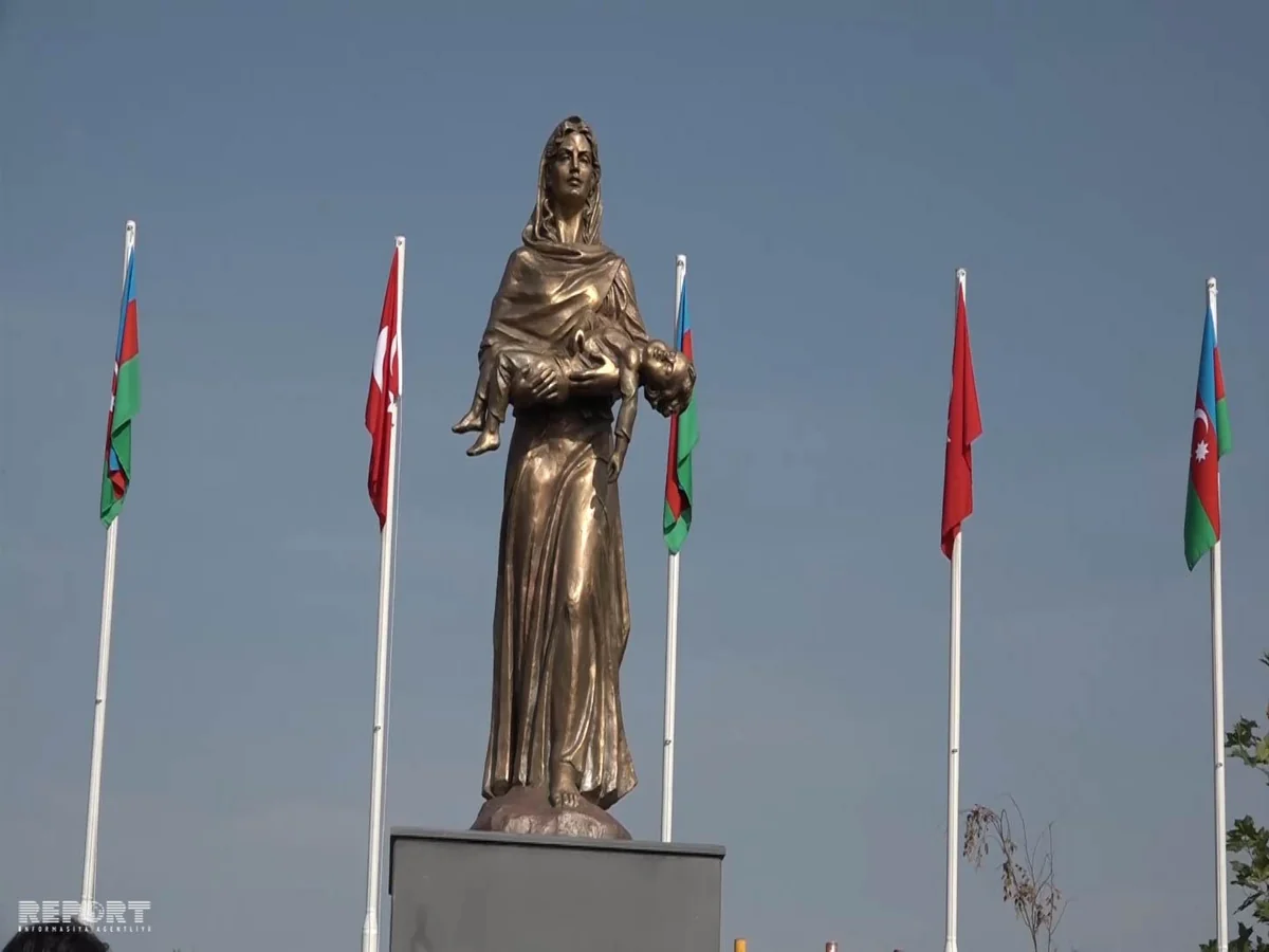 Türkiyənin Kayseri şəhərində Xocalı parkı və abidəsinin açılışı olub - FOTO