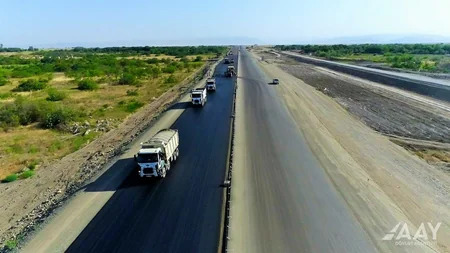 Bərdə-Ağdam avtomobil yolunun tikintisi sürətlə davam etdirilir