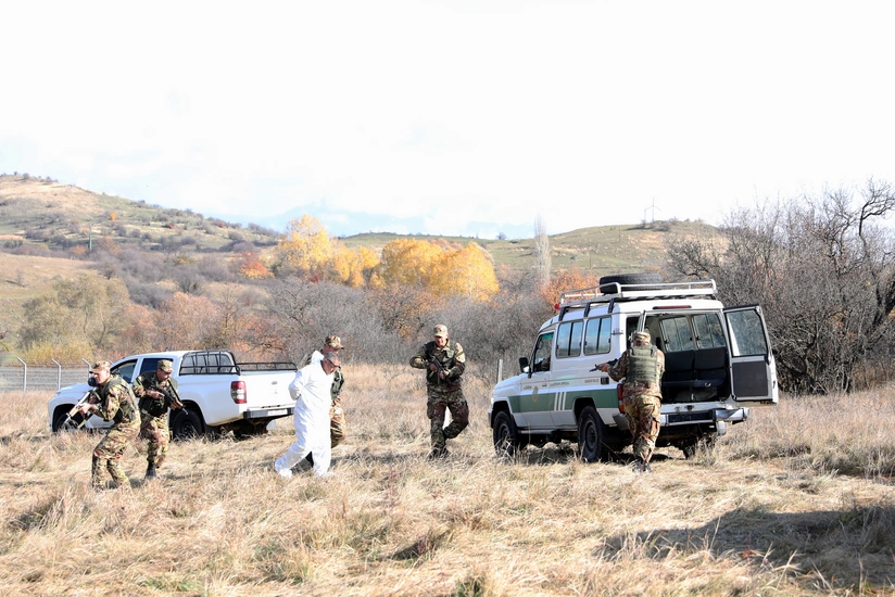 Türkiyə və Gürcüstan sərhədçiləri birgə təlim keçirib