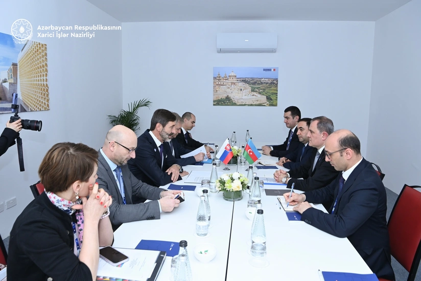Azərbaycan və Slovakiya XİN başçıları regional sülh səylərini müzakirə ediblər - YENİLƏNİB