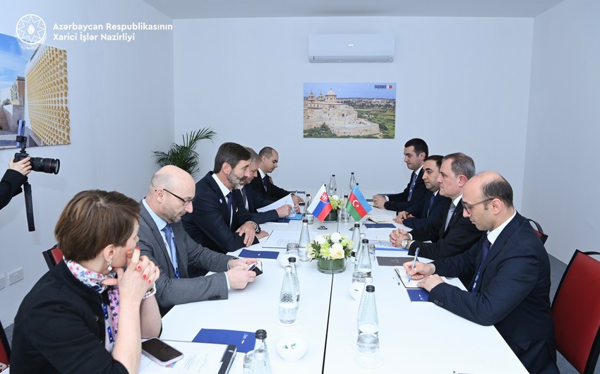 Azərbaycan və Slovakiya XİN başçıları regional sülh səylərini müzakirə ediblər - YENİLƏNİB