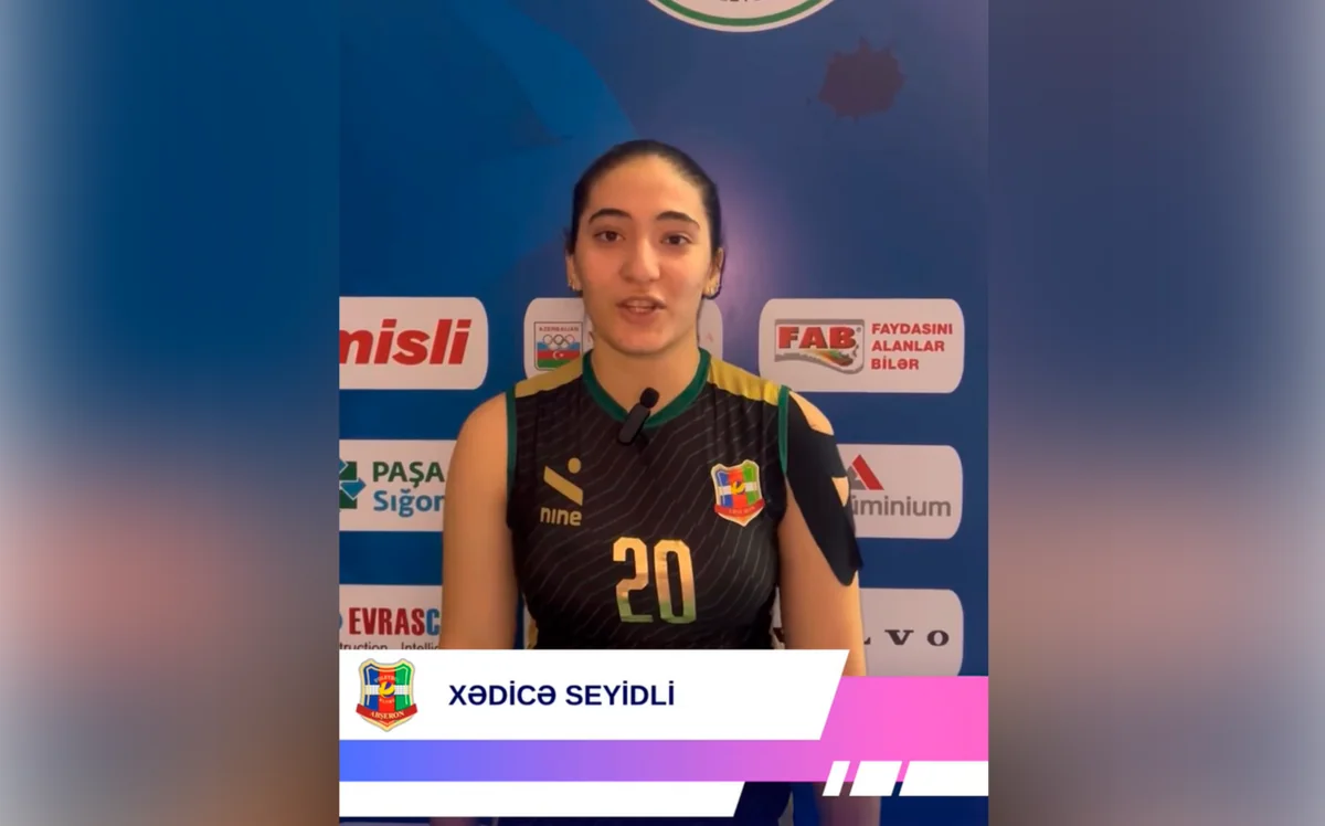 Abşeronun voleybolçusu: Bugünkü qələbəyə görə çox sevincliyəm