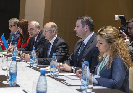 Azərbaycanın energetika naziri səudiyyəli həmkarı ilə görüşüb