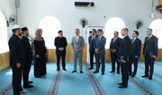 Dövlət Komitəsinin sədri Ağsu şəhərində məscidlərin fəaliyyəti ilə tanış olub