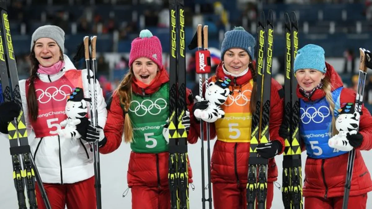 Relay racing in skiing among women at the Winter Olympics ends